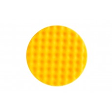 Mirka Polarshine 150 x 25mm Yellow Waffle Foam Polishing Pads (Pack of 2)